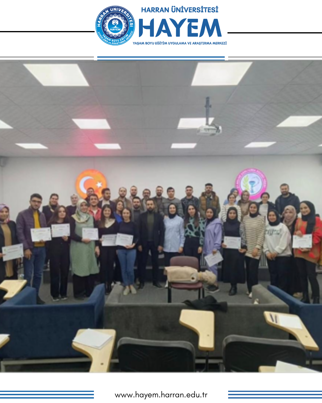 Uygulamalı İlk Yardım Eğitimi Sertifika Takdimi